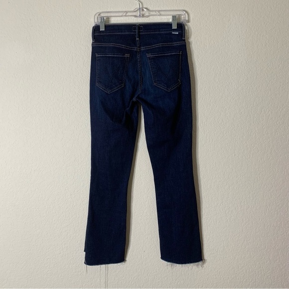 Mother Womens The Insider Crop Step Fray off limits blue 26 - Picture 5 of 13